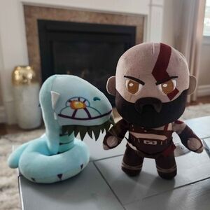 God Of War World Serpent & Ragnarok Kratos 8" Small Plush Sony PS5